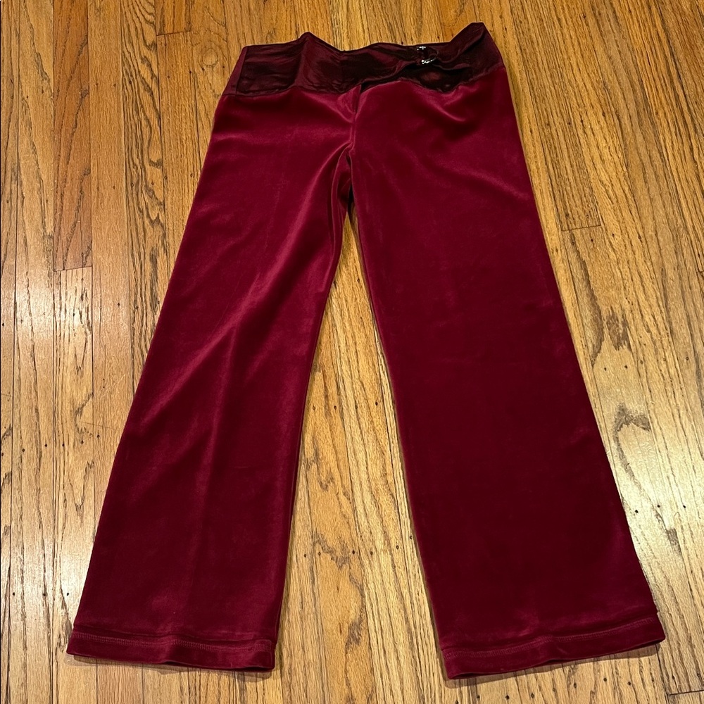 Velvet Red Pants
